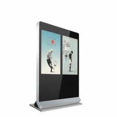 LCD Display Indoor Floor Standing Double LCD Advertising Player